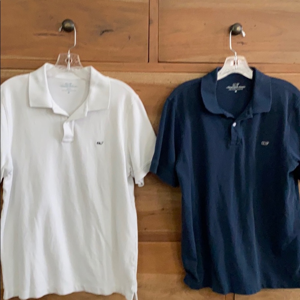 Two Vineyard Vines men’s polo shirts